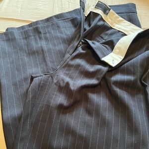 ASOS Pinstripe Wide Leg Trousers